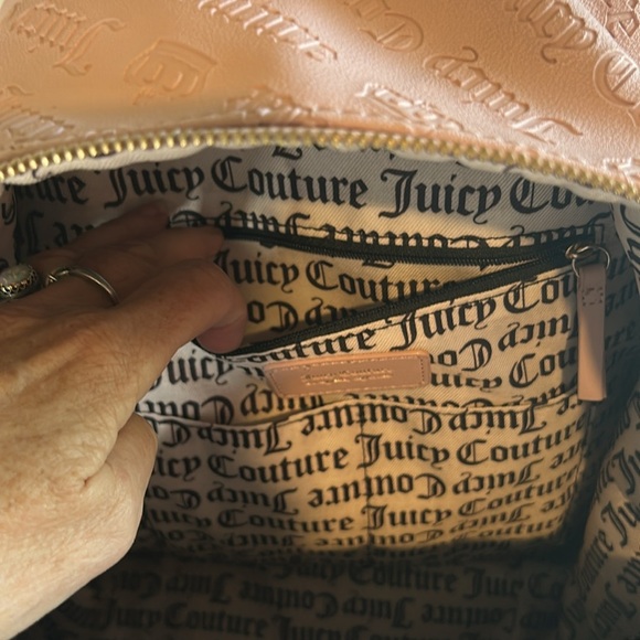 JUICY COUTURE BESTSELLING ROSSIE BACKPACK BACK TO SCHOOL BLUSH COLOR - Picture 7 of 16